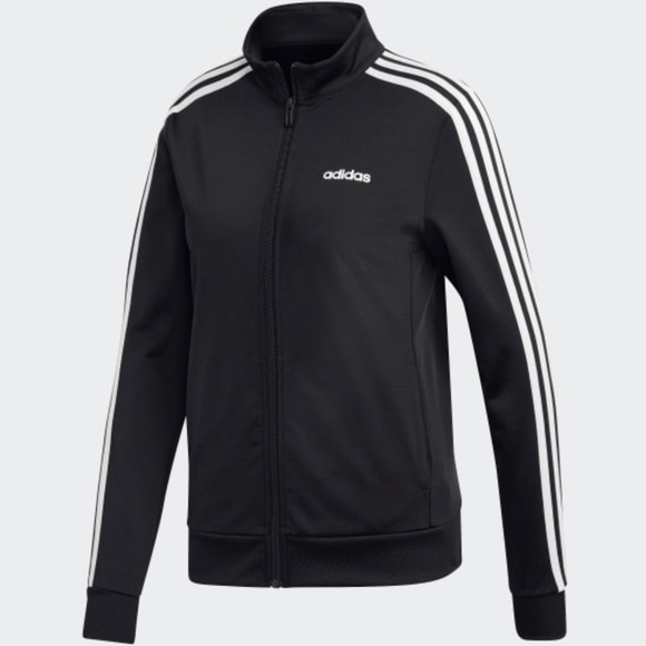 NWT Women’s Size Medium Adidas Essentials Tricot Multi-sport Track Jacket Black - Picture 1 of 14